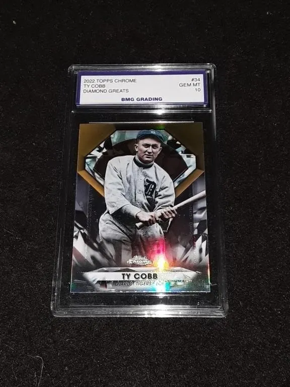 2022 Topps Chrome Ty Cobb GEM MT 10
