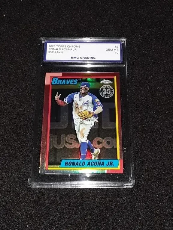 2025 Topps Chrome Ronald Acuna Jr #2 GEM MT 10