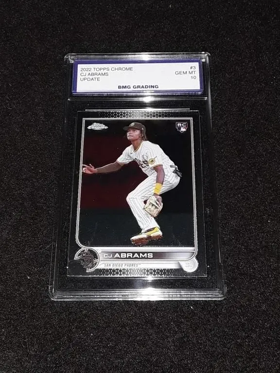 2022 Topps Chrome CJ Abrams RC Update GEM MT 10