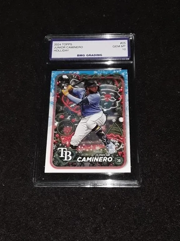 2024 Topps Junior Caminero Holiday RC GEM MT 10