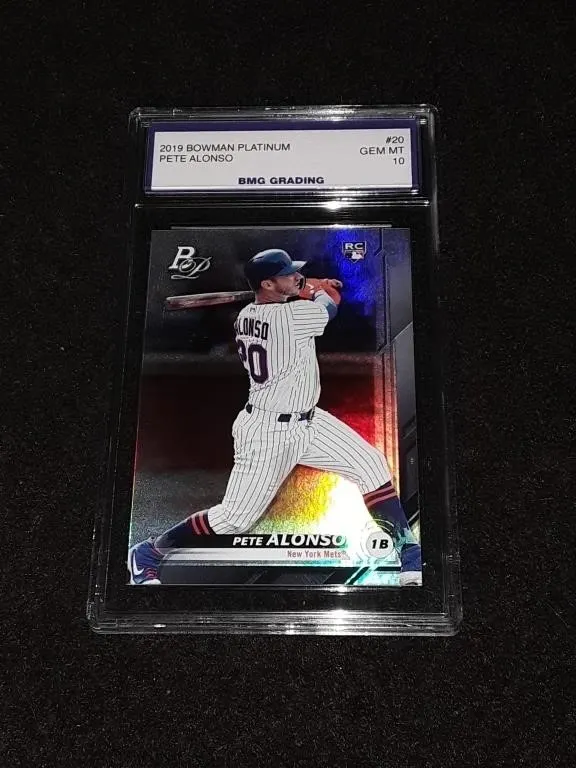 2019 Bowman Platinum Pete Alonso RC GEM MT 10
