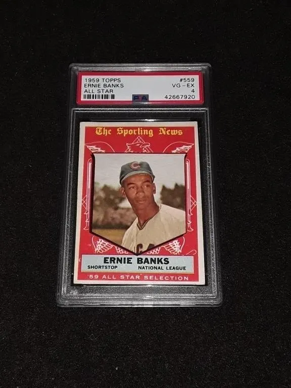 1959 Topps Ernie Banks PSA 4 All-Star