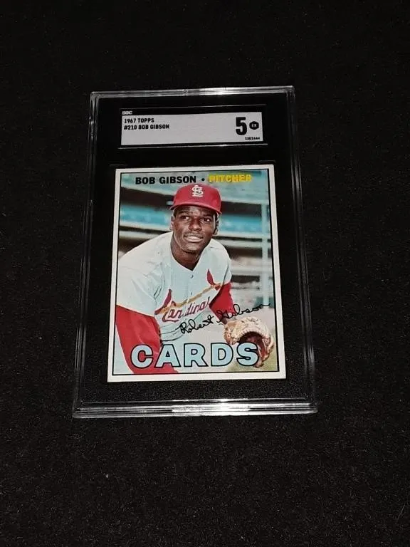 1967 Topps Bob Gibson SGC 5