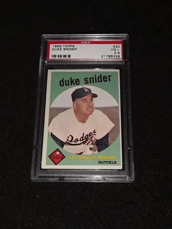 1959 Topps Duke Snider PSA 3.5