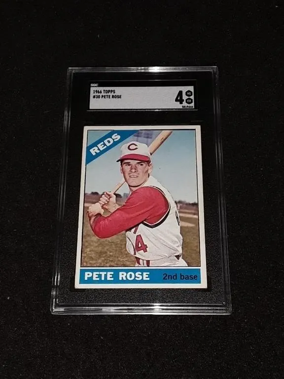 1966 Topps Pete Rose SGC 4