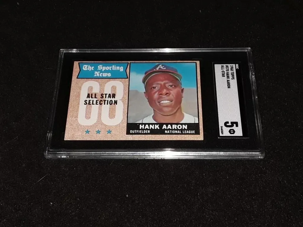 1968 Topps Hank Aaron SGC 5 All-Star
