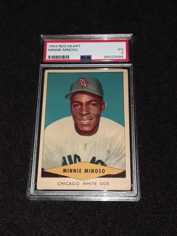 1954 Red Heart Minnie Minoso PSA 3