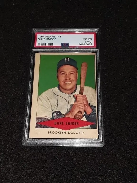 1954 Red Heart Duke Snider PSA 4