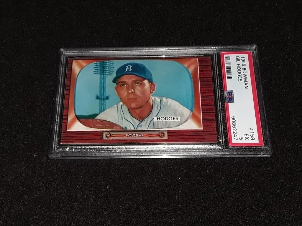 1955 Bowman Gil Hodges PSA 5