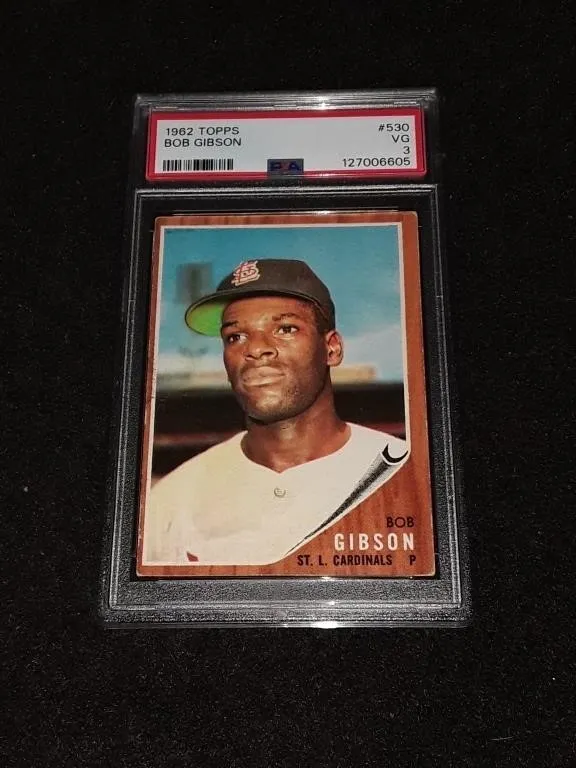 1962 Topps Bob Gibson PSA 3