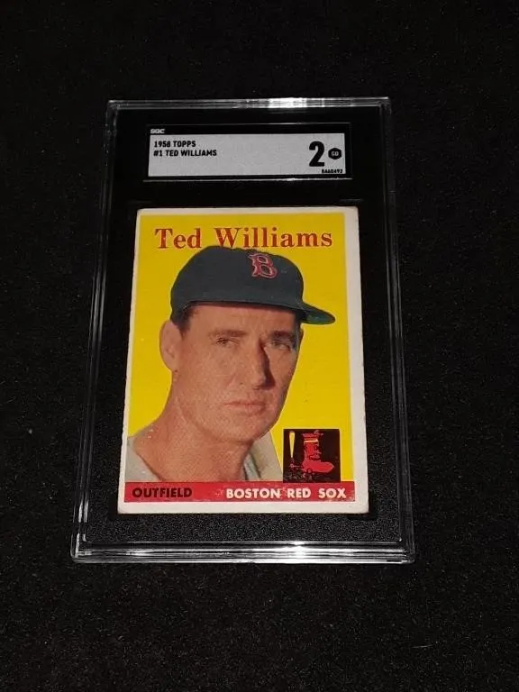 1958 Topps Ted Williams SGC 2