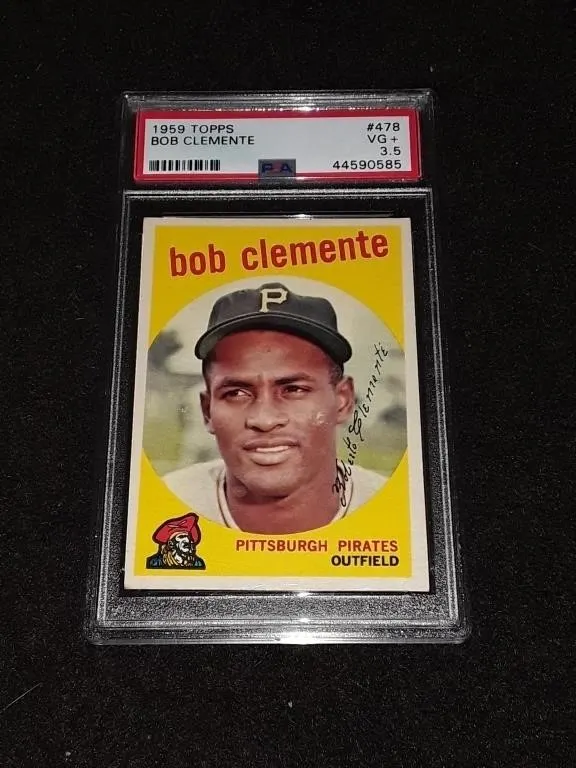 1959 Topps Roberto Clemente PSA 3.5