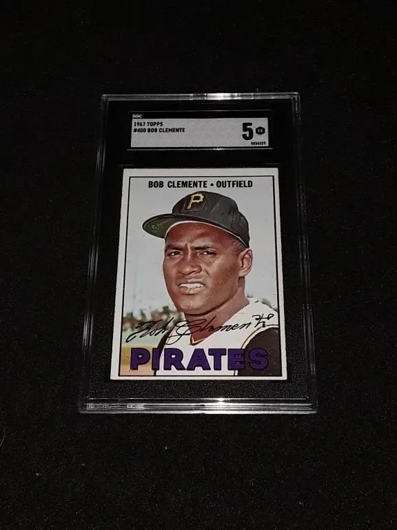 1967 Topps Roberto Clemente SGC 5