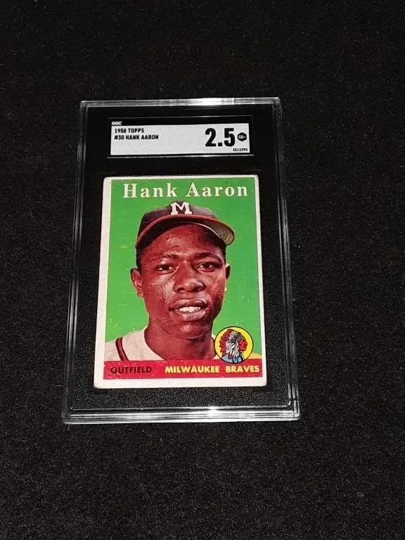 1958 Topps Hank Aaron SGC 2.5