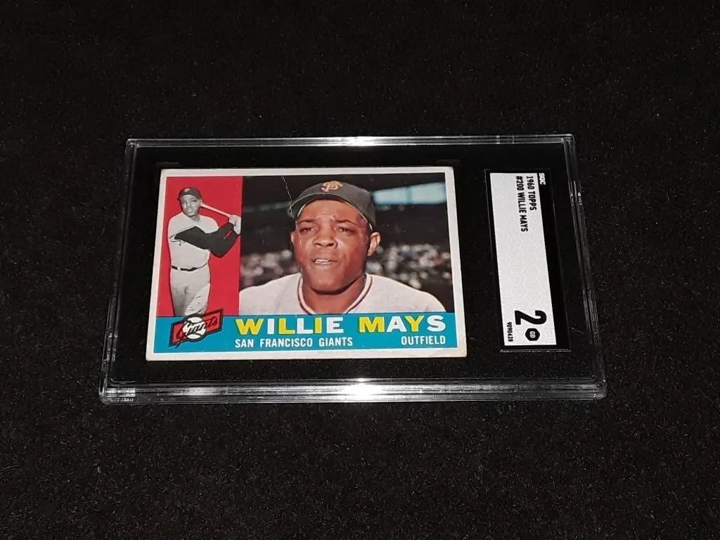 1960 Topps Willie Mays SGC 2