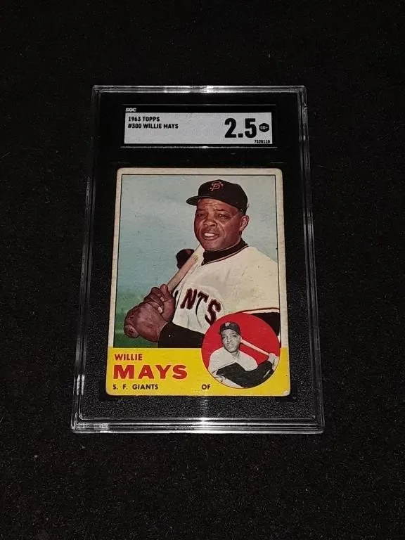 1963 Topps Willie Mays SGC 2.5