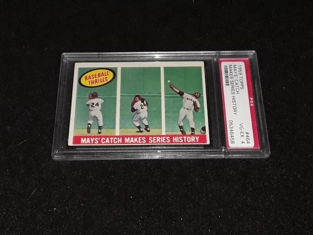 1959 Topps Willie Mays' Catch PSA 4