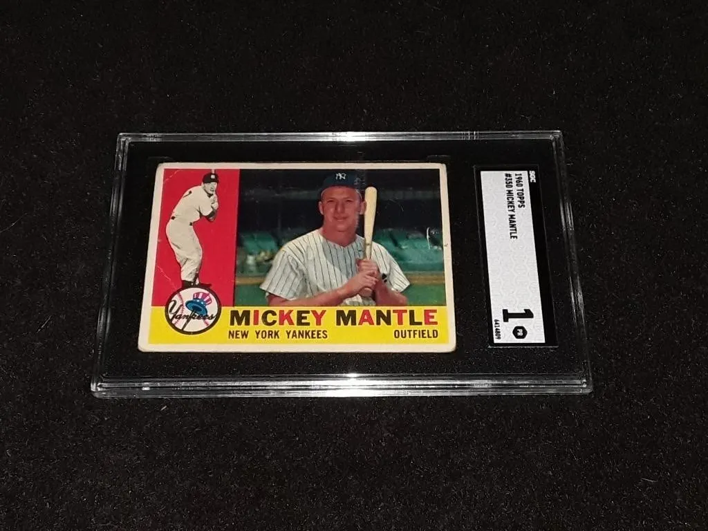 1960 Topps Mickey Mantle SGC 1