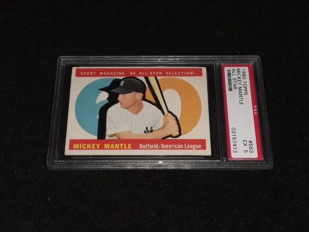 1960 Mickey Mantle PSA 5