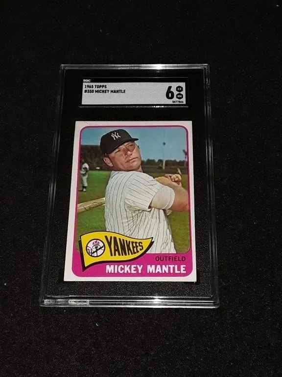 1965 Topps Mickey Mantle SGC 6