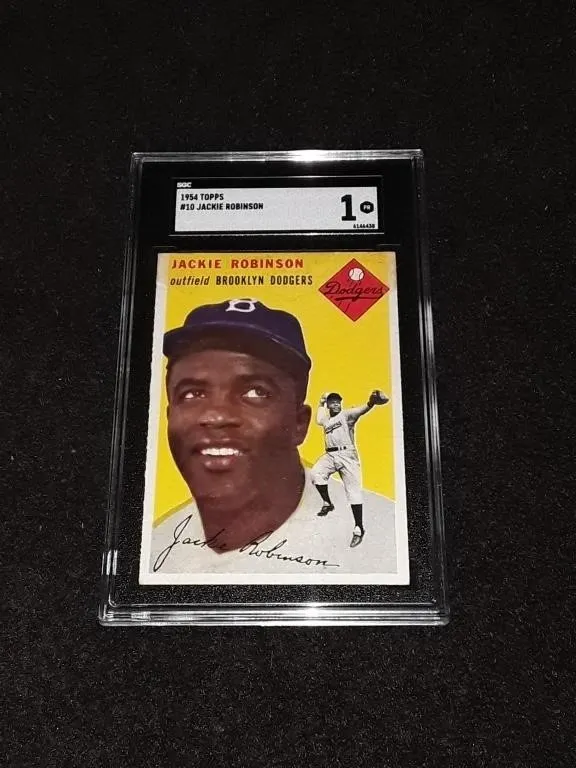 1954 Topps Jackie Robinson SGC 1