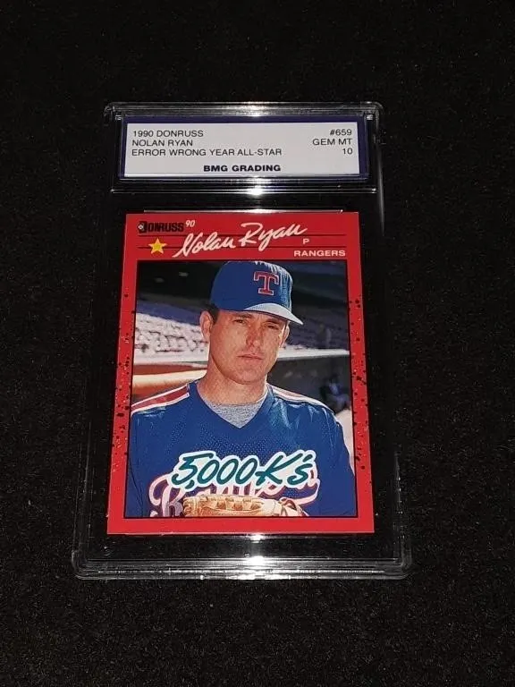 1990 Donruss Nolan Ryan GEM MT 10