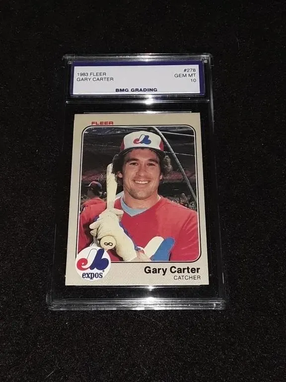 1983 Fleer Gary Carter GEM MT 10