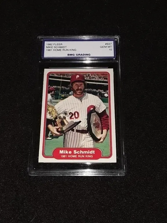 1982 Fleer Mike Schmidt GEM MT 10