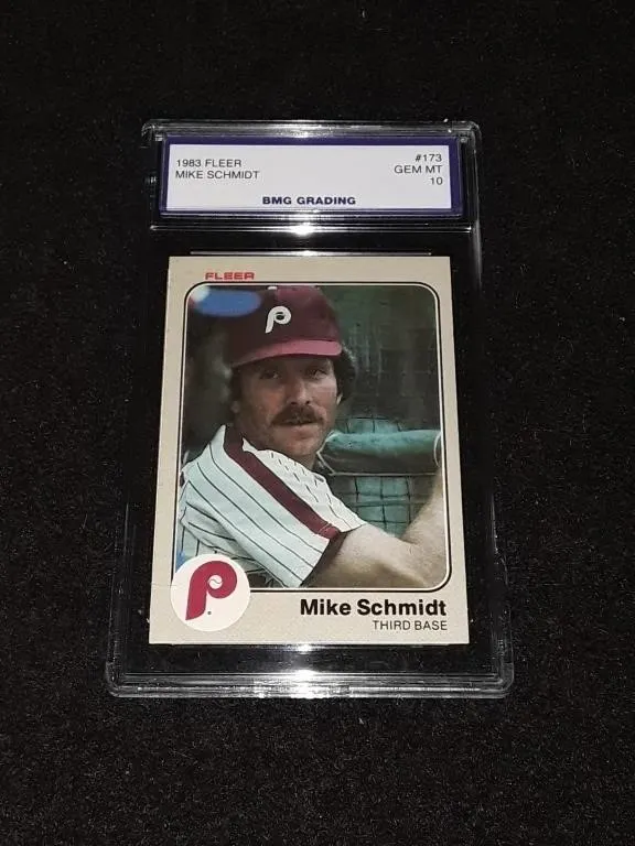 1983 Fleer Mike Schmidt GEMMT 10