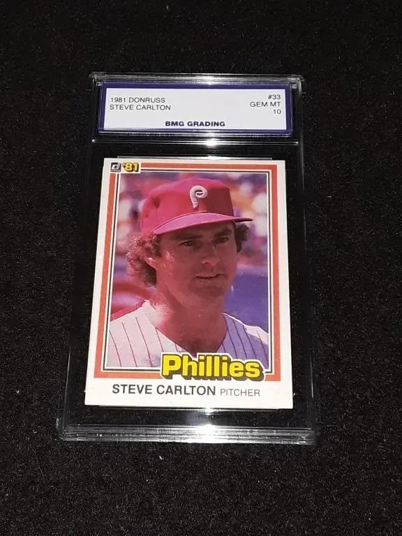 1981 Donruss Steve Carlton GEM MT 10