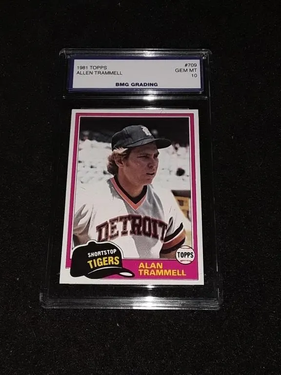 1981 Topps Allen Trammell GEM MT 10