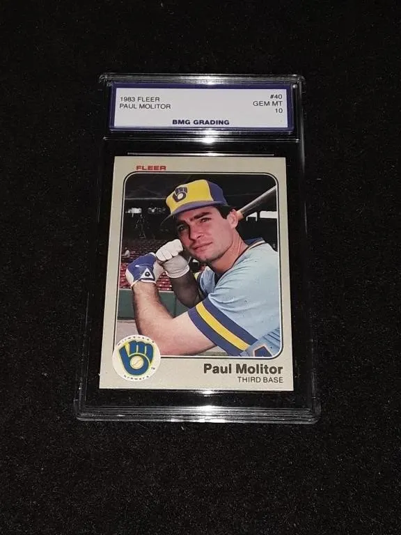 1983 Fleer Paul Molitor GEM MT 10