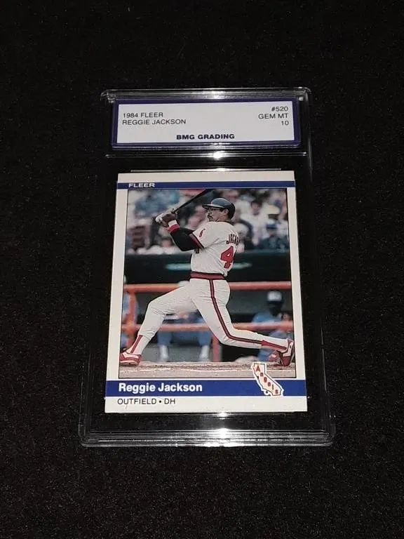 1984 Fleer Reggie Jackson GEM MT 10