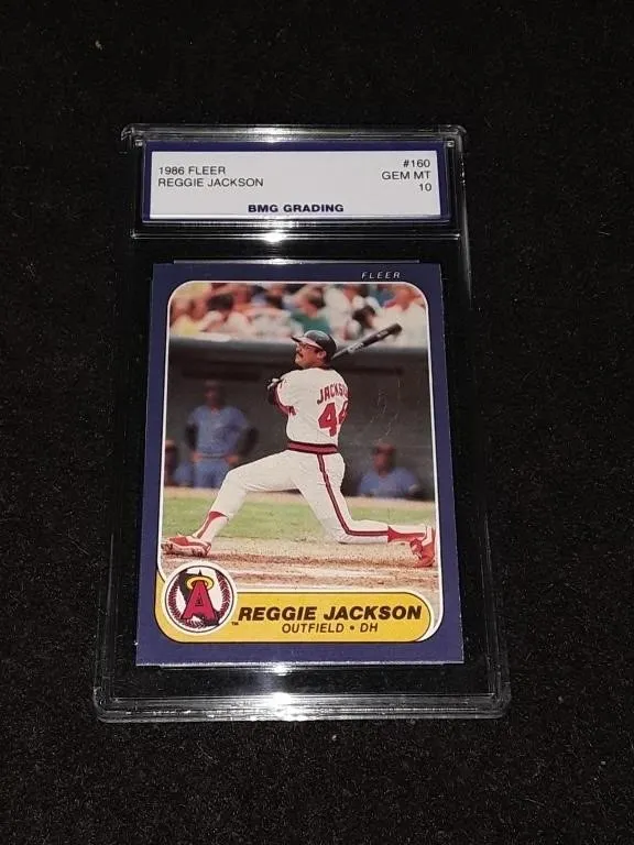 1986 Fleer Reggie Jackson GEM MT 10