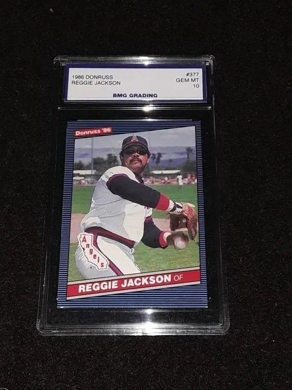 1986 Donruss Reggie Jackson GEM MT 10