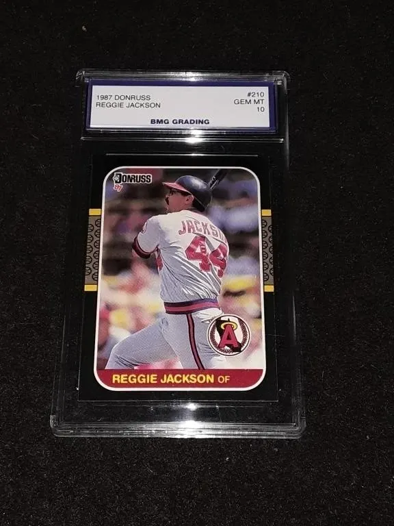 1987 Donruss Reggie Jackson GEM MT 10