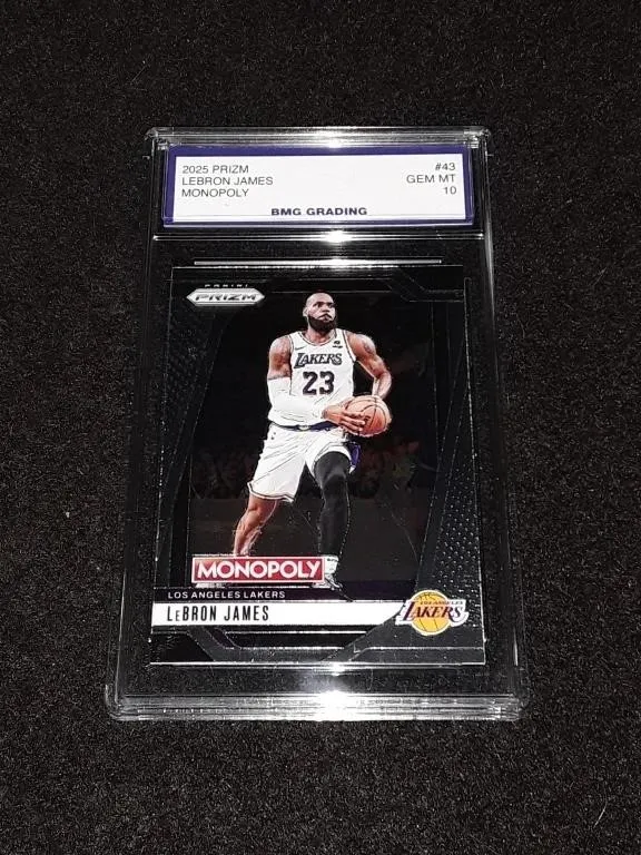 Lebron James 2025 Prizm Monoploy GEM MT 10