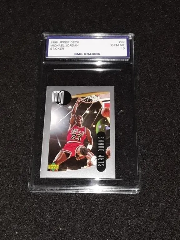 Michael Jordan 1998 Upper Deck Sticker GEM MT 10
