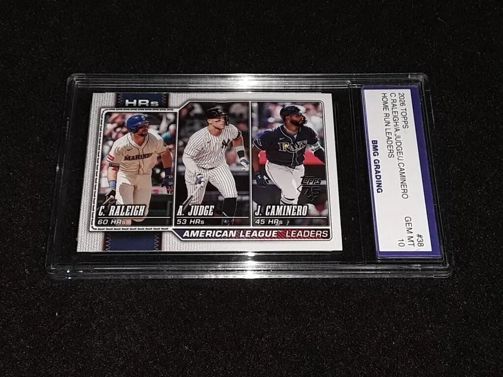 Aaron Judge/Raleigh/Caminero 2026 Topps GEM MT 10