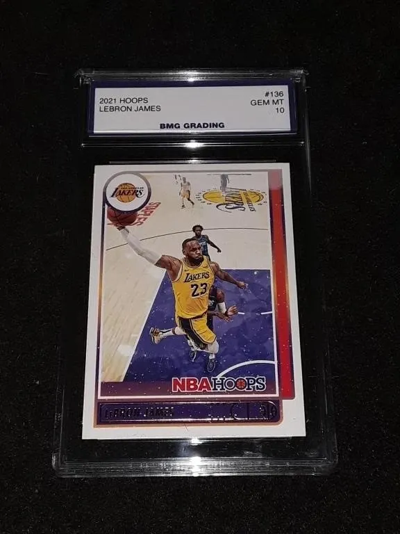Lebron James 2021 Hoops GEM MT 10