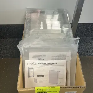 Quantity of Braeside acrylic wall stand-off frames