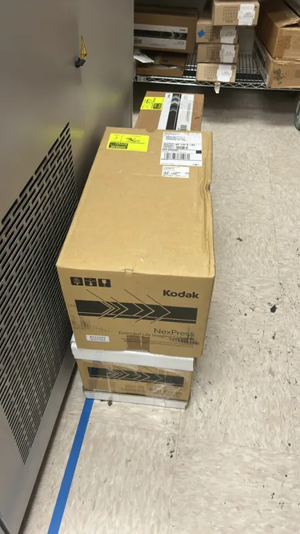 Kodak NexPress extended life imaging cylinders. Part number: KH2307700. In original packaging designed for Kodak NexPress digital production color pre