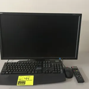 24” NEC monitor with Dell computer and keyboard and mouse