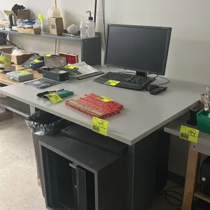 48”x42” Metal cabinet with laminate top