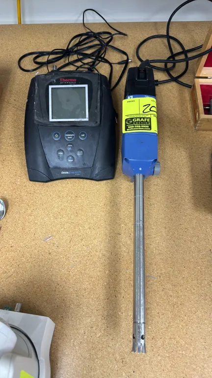 Thermo Scientific Orion Star A111 benchtop pH meter and IKA Works T 25 basic (T 25 B S1) homogenizer. pH meter includes AC power adapter. Homogenizer
