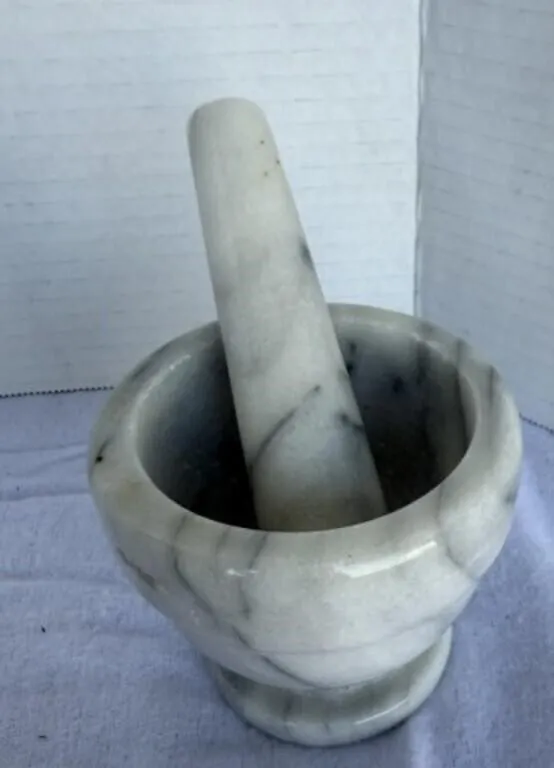 vintage Stone Mortal & Pestle Set