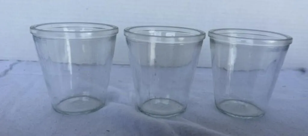3 vintage Jelly Jars