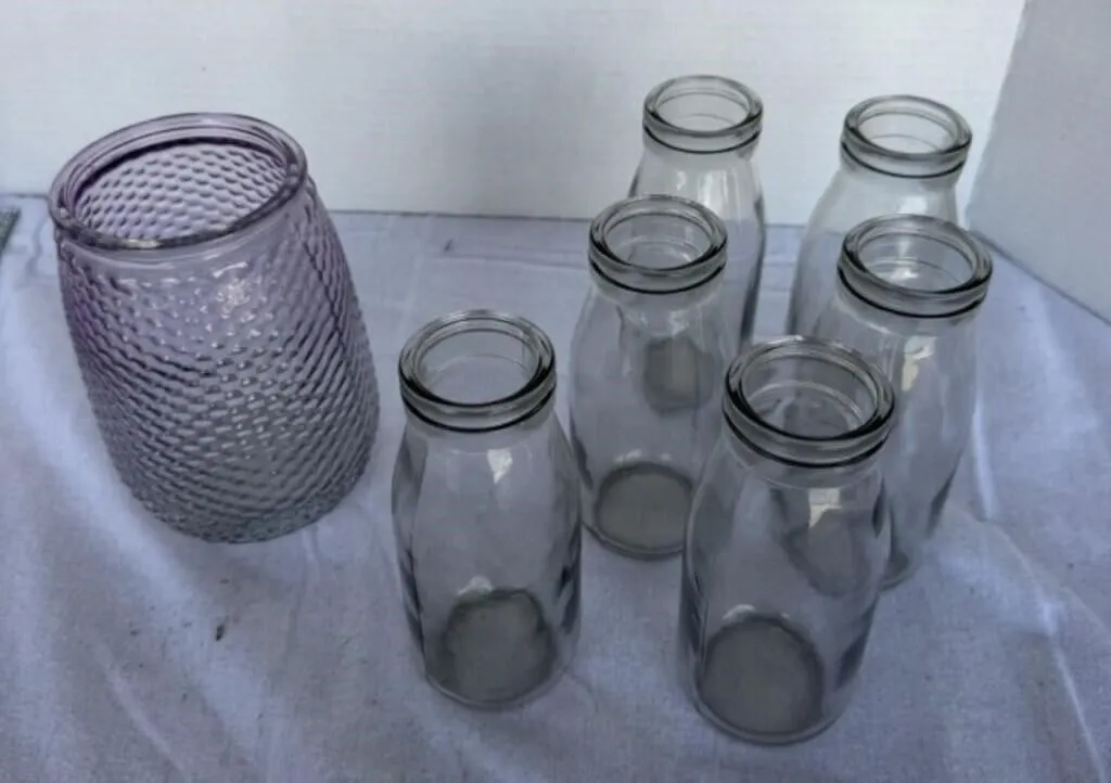 Honeycomb Vase Lavender Mid-Century