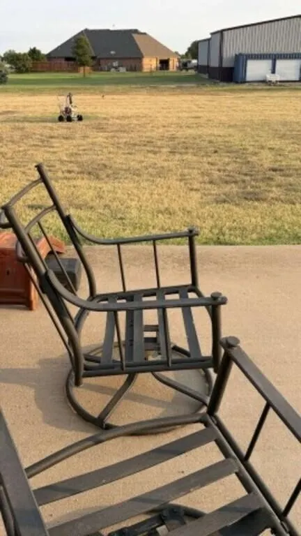 2- Swivel Lawn Chairs