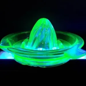Vintage Uranium Depression Glass Citrus Juicer